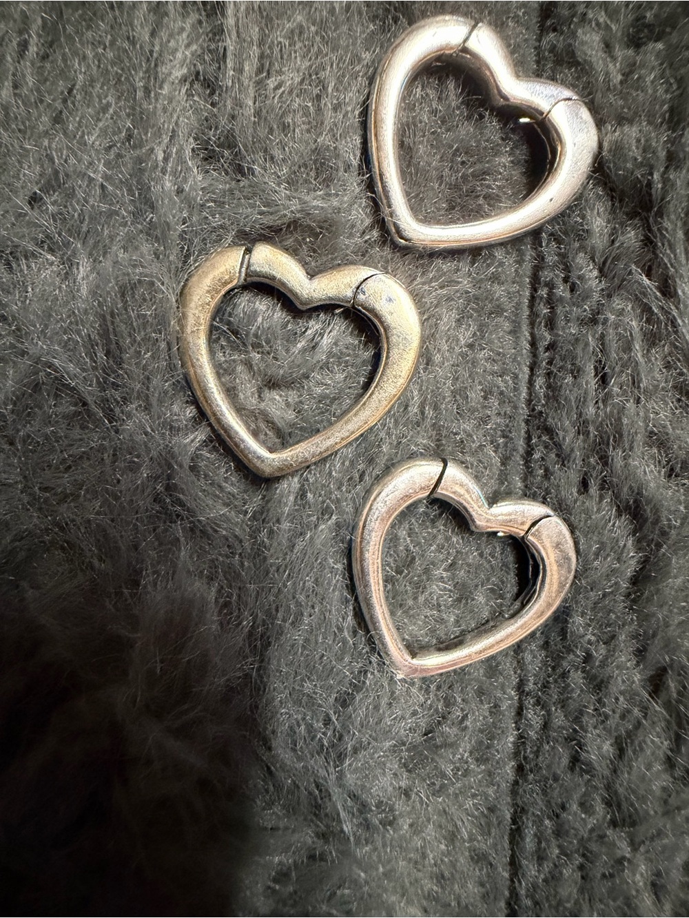 Sterling Silver 925 Love Heart Sterling Silver Lobster Clasp - Picture 6 of 16